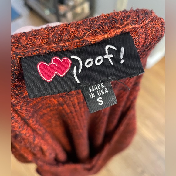 Poof! Long Sleeve Lace Up Maroon Mini Dress - Picture 4 of 4